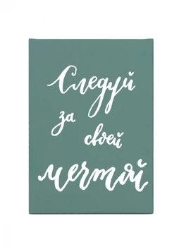 Постер-мотивация "Следуй за своей мечтой" размером 250х350мм Frames Posters Decor
