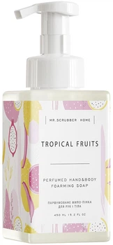 Мило-пінка Mr.Scrubber Tropical fruits для рук і тіла 450 мл (4820200333403)