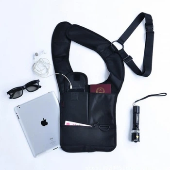 Сумка прихованого носіння для документів із внутрішньою кишенею Travel Pouch Чорний