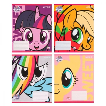Тетрадь в косую на 12 листов Little Pony Kite LP21-235 Kite (LP21-235)