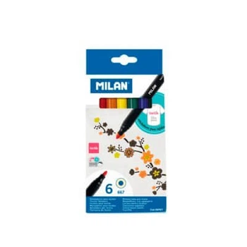 Фломастеры для ткани 6 цветов Milan 06P Milan (06P)