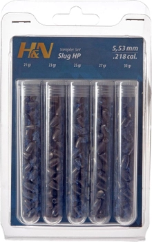 Кулі пневматичні H&N Slug Sampler Test Set. кал. 5.53 мм (14530378)