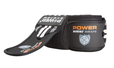 Кистьові бинти Power System Wrist Wraps PS-3500 Grey-Black SKL24-145360