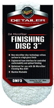 Полировальный круг микрофибровый финишный - Meguiar's DA Microfiber Finishing Disc 3" 86 мм. белый (DMF3)