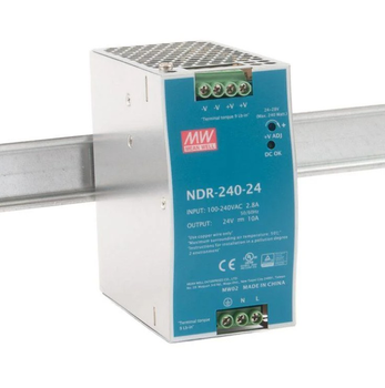 Блок питания Mean Well на DIN-рейку 240W DC24V IP20 (NDR-240-24)