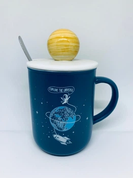 Кружка Explore the universe з кришкою та ложкою