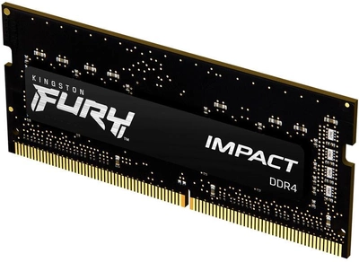Оперативна пам'ять Kingston Fury SODIMM DDR4-2666 8192 MB PC4-21300 Impact Black (KF426S15IB/8)