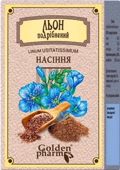 Упаковка фиточая Голден-Фарм Семена льна измельченные 100 г х 5 шт (44327734109365)