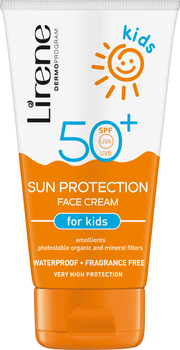 Крем Lirene захист від сонця kids SPF 50 50 мл (5900717315334)