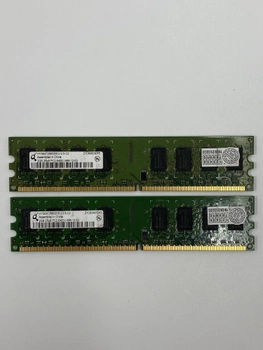 Оперативная память Qimonda DIMM 4Gb (2*2Gb) DDR2 2Gb 800MHz PC2 6400U CL6 (HYS64T256020EU-2.5-C2) Б/У