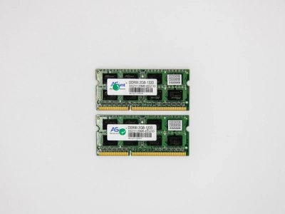 Оперативная память ASint SODIMM 4Gb (2*2Gb) DDR3 1333MHz PC3-10600 CL9 (SSZ3128M8-EDJ1D) Б/у