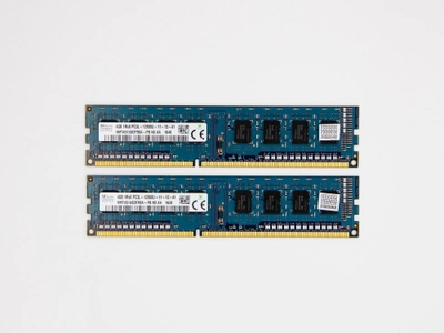 Оперативная память Hynix DIMM 8Gb (2*4Gb) DDR3 1600MHz PC3L-12800 CL11 (HMT451U6DFR8A-PB N0 AA) Б/У