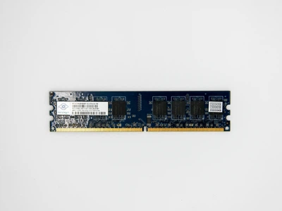 Оперативная память Nanya DIMM 1Gb DDR2-667MHz PC2-5300 CL5 (NT1GT64U8HB0BY-3C) Refurbished