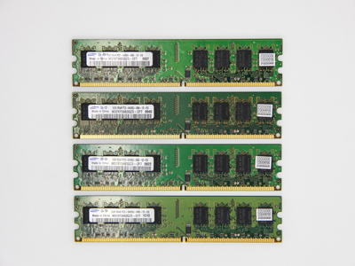 Оперативная память Samsung DIMM 8Gb (4*2Gb) DDR2-800MHz PC2-6400 CL6 (M378T5663QZ3-CF7) Refurbished