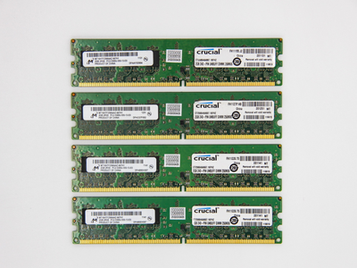 Оперативная память Micron DIMM 8Gb (4*2Gb) DDR2 667MHz PC2-5300 CL5 (MT16HTF25664AZ-667H1) Refurbished