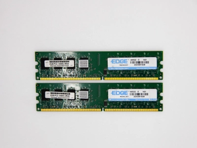 Оперативная память Edge DIMM 4Gb (2*2Gb) DDR2 800MHz PC2-6400 CL6 (2GN581608) Refurbished