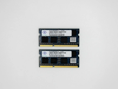 Оперативная память Nanya SODIMM 8Gb (2*4Gb) DDR3-1333MHz PC3-10600 CL9 (NT4GC64B8HB0NS-CG) Refurbished