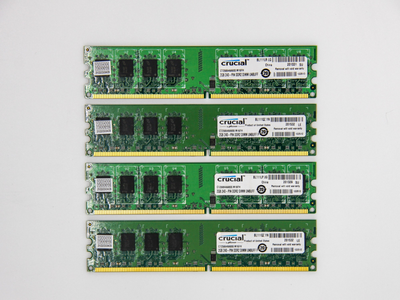Оперативная память Micron DIMM 8Gb (4*2Gb) DDR2-800MHz PC2-6400 CL6 (CT25664AA800.M16FH) Refurbished