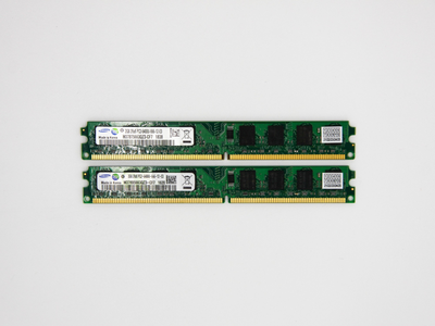 Оперативная память Samsung DIMM 4Gb (2*2Gb) DDR2-800MHz PC2-6400 CL6 (M378T5663QZ3-CF7) Refurbished