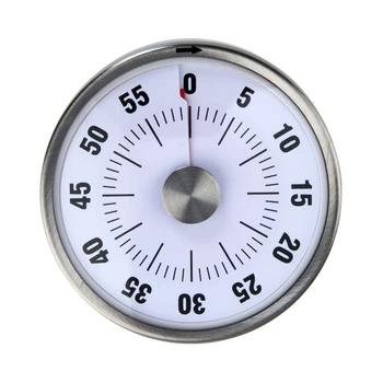 Таймер із написом RIGHT ON TIME Срібний діам 7,5см 10212870
