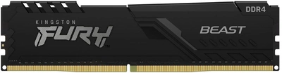 Оперативная память Kingston Fury DDR4-2666 4096MB PC4-21300 Beast Black (KF426C16BB/4)