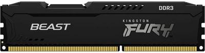 Оперативна пам'ять Kingston Fury DDR3-1600 8192 MB PC3-12800 Beast Black (KF316C10BB/8) (955555904988670) - Уцінка