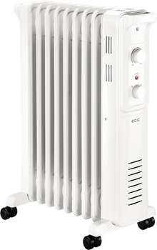 Масляный обогреватель на 9 секций ECG OR 2090 (88647) Белый