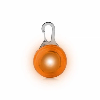 LED подвеска/фонарик Friend HY-0501 Orange на ошейник для собак светящаяся мигающая