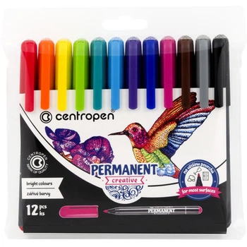 Фломастеры цветные Centropen Creative 12 шт. (2896)
