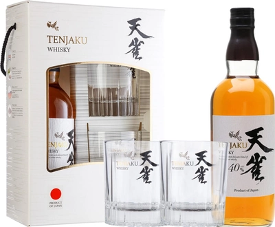 Виски Tenjaku 0.7 л 40% + 2 бокала (4820196540144)
