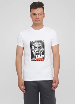 Футболка "Only Man" (95-TSH-3-02-white/nyc-S)