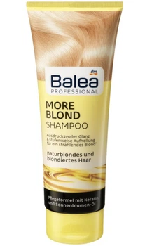 Шампунь для натурально білого і світло фарбованого волосся Balea Professional More Blond 250 мл