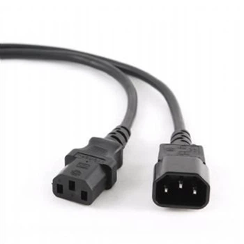 Кабель силовой Cablexpert PC-189-VDE (С13-С14), VDE, черный, 1.8м