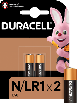 Батарейки Duracell Specialty N 1.5 В E90 / LR1 2 шт (5000394203983)