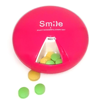 Контейнер для таблеток Smile Original на 7 днів рожевий (W1000185)