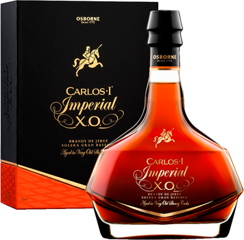 Бренди де Херес Carlos I Imperial XO 15 лет выдержки 0.7 л 40% (8410337016810)