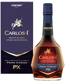 Бренди де Херес Carlos I Osborne Pedro Ximenez 0.7 л 40% (8410337088084)