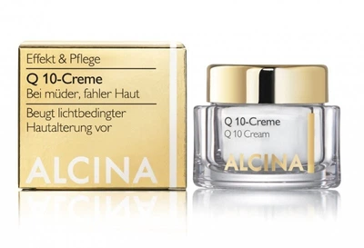 Крем для лица ALCINA Q10-Cream укрепляющий с коэнзимом Q10 от старения кожи 50 мл