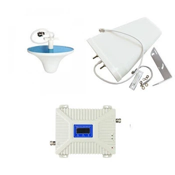 Комплект GSM репитер усилитель связи 2G/3G/4G 900/2100/2600 МГц с антенной