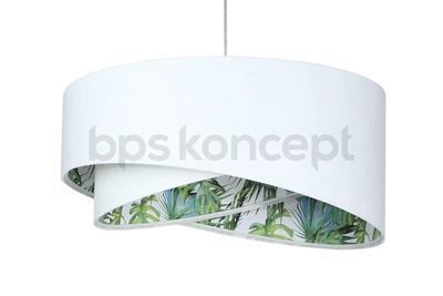 Абажур BPS Koncept 50см "UTALIKA" Біла з з кольровим малюнком