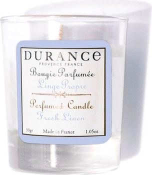 Свеча парфюмированная Durance Mini Perfumed Candle 30 г Свежее постельное бельё