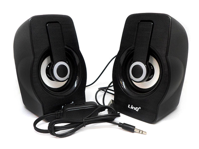 Колонки для компьютера 2.1 FT-185 USB, акустические колонки для ноутбука и ПК, черные