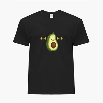 Футболка женская Авокадо Фитнес (Avocado Fitness) (8976-1394-2) M Черная