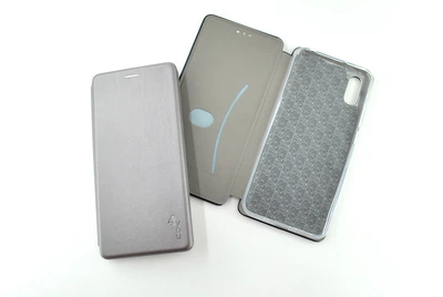 Чехол книжка для телефона Xiaomi Redmi 9A Orig на магните с функцией подставки и карманом для карт Grey 4you