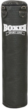 Мешок боксерский Boxer кирза 140 см Черный (1002-01)