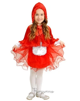 Карнавальний костюм Purpurino Червона шапочка 122-128 см (1676)