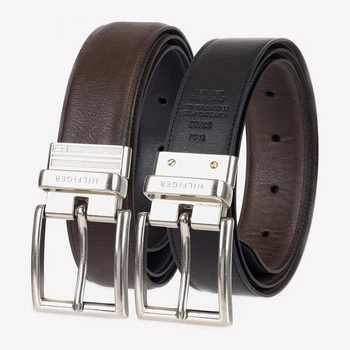 Ремень двусторонний мужской Tommy Hilfiger 99341738 38 (117 см) Коричневый/Черный (1159754889)