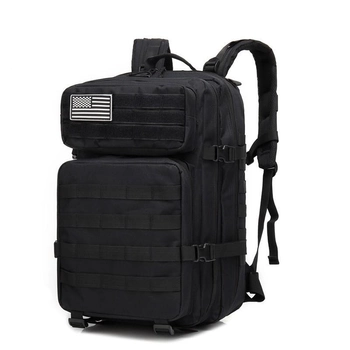 Рюкзак тактичний ARMY чоловічий військовий для походу туристичний спортивний чорний (18-0001)