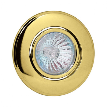 Светильник галогеновый поворотный MR16 GU5.3 220-240V d-85мм Orkide Horoz Electric золото