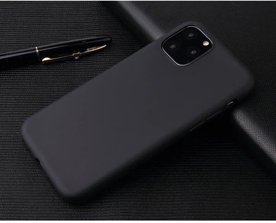 Чехол Soft Touch для Apple Iphone 11 Pro силикон бампер черный